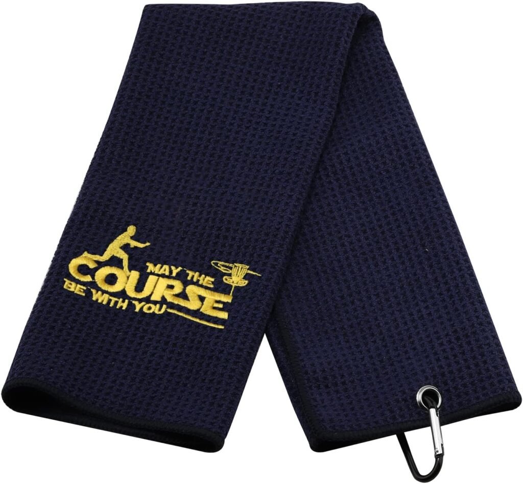 disc golf gift towel